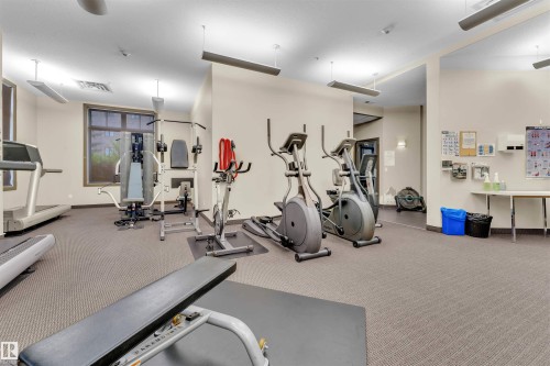 105 160 Magrath Road, Edmonton, AB - Indoor Photo Showing Gym Room