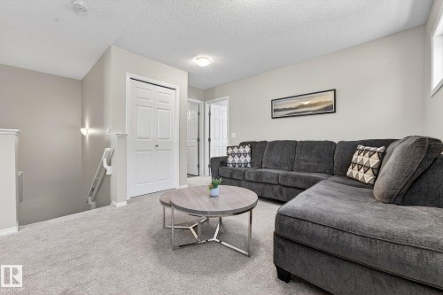 9040 Cooper Link, Edmonton, AB - Indoor Photo Showing Living Room