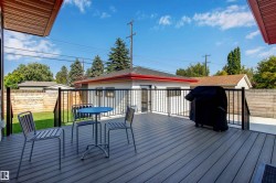 Deck featuring area for grilling - 
