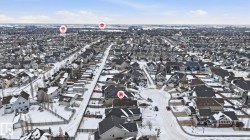 Aerial view of residential area - 