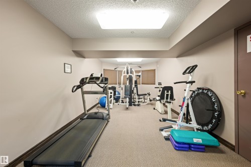 406 182 Haddow Close, Edmonton, AB - Indoor Photo Showing Gym Room