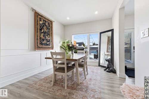 9843 153 Street, Edmonton, AB - Indoor Photo Showing Dining Room