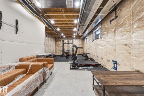 9843 153 Street, Edmonton, AB - Indoor Photo Showing Basement