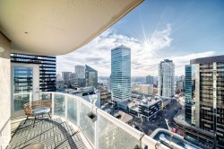 Balcony featuring a view of city - 