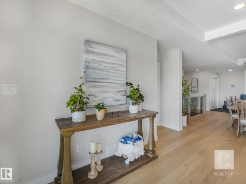 Hallway with recessed lighting and light wood-style floors - 209 55101 Ste. Anne Trail, Rural Lac Ste. Anne County, AB - Indoor