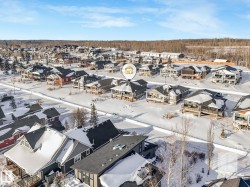 Aerial view of residential area - 