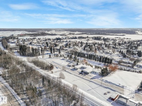 Aerial view - 4504 48 Avenue, Onoway, AB - Outdoor With View