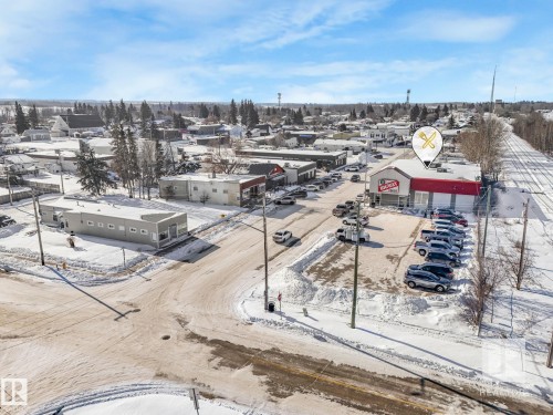 Drone / aerial view - 4504 48 Avenue, Onoway, AB - Outdoor With View