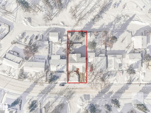 Map / location with property boundaries highlighted - 4504 48 Avenue, Onoway, AB - 