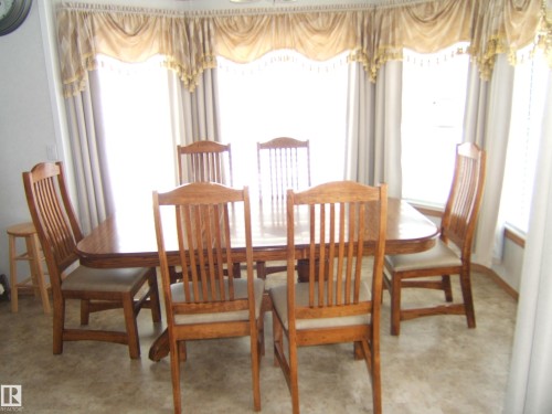 Dining space with baseboards - 125076 Twp Rd 540, Rural Two Hills County, AB - Indoor Photo Showing Dining Room