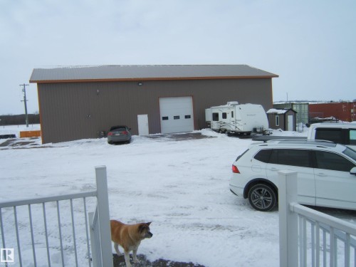 View of snow covered structure - 125076 Twp Rd 540, Rural Two Hills County, AB - Outdoor
