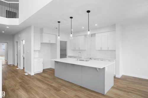 7239 182 Avenue, Edmonton, AB - Indoor Photo Showing Kitchen With Upgraded Kitchen