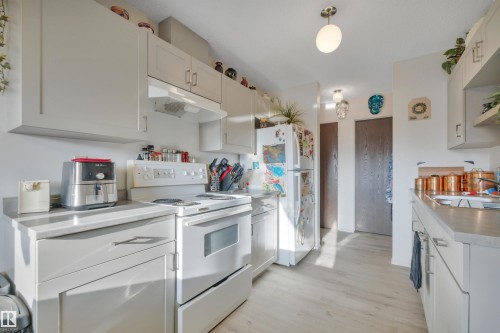 8216-8222 120 Avenue, Edmonton, AB - Indoor Photo Showing Kitchen With Double Sink