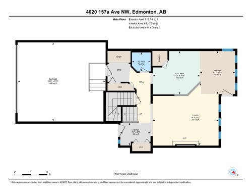 View of home floor plan - 4020 157A Avenue, Edmonton, AB - Other
