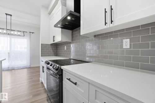 19732 28 Avenue, Edmonton, AB - Indoor Photo Showing Kitchen With Upgraded Kitchen
