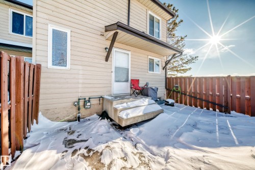 View of exterior entry - 214A Warwick Road, Edmonton, AB - Outdoor With Exterior