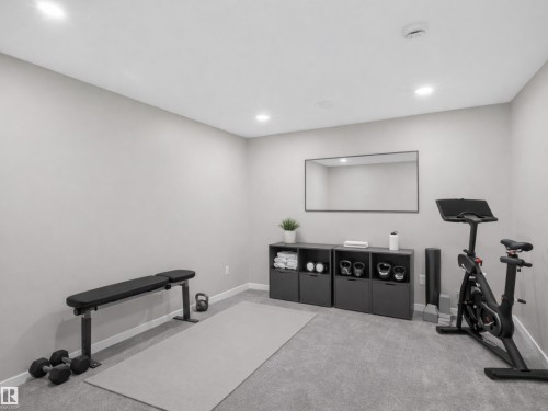 Digitally staged for illustrative purposes - 1267 Chappelle Boulevard, Edmonton, AB - Indoor Photo Showing Gym Room