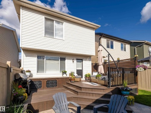 Back of house with a deck - 1267 Chappelle Boulevard, Edmonton, AB - Outdoor With Deck Patio Veranda With Exterior