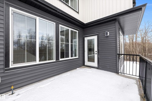 View of balcony - 718 Elderberry Close Nw, Edmonton, AB - Outdoor With Exterior