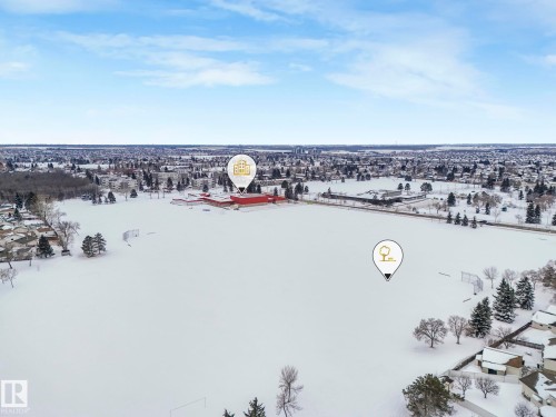 View of snowy aerial view - 15909 112 B Street Nw, Edmonton, AB - Outdoor With View