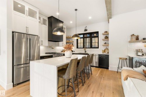 49213 Range Road 82, Rural Brazeau County, AB - Indoor Photo Showing Kitchen With Upgraded Kitchen