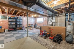 Basement featuring water heater - 
