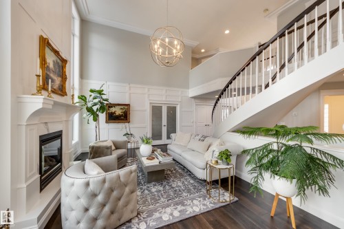 103 Weaver Drive, Edmonton, AB - Indoor With Fireplace
