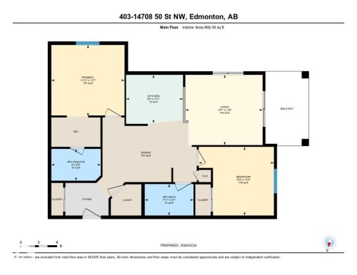View of home floor plan - 403 14708 50 Street, Edmonton, AB - Other