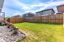 View of fenced backyard - 