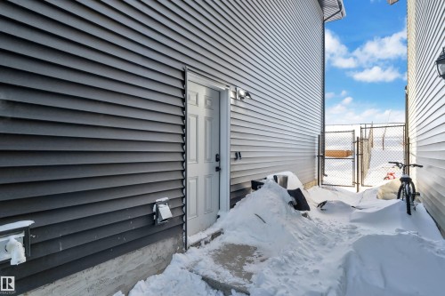 Property entrance featuring a gate - 316 42 Street, Edmonton, AB - Outdoor