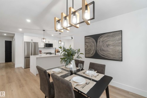 6719 95 Avenue, Edmonton, AB - Indoor Photo Showing Dining Room
