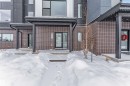View of snow covered property entrance - 77 5 Rondeau Drive, St. Albert, AB  - Outdoor With Facade 