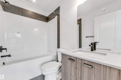 Full bath with vanity and  shower combination - 