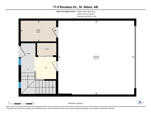 View of floor plan / room layout - 77 5 Rondeau Drive, St. Albert, AB - Other