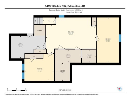 View of property floor plan - 3419 143 Avenue Nw, Edmonton, AB - Other