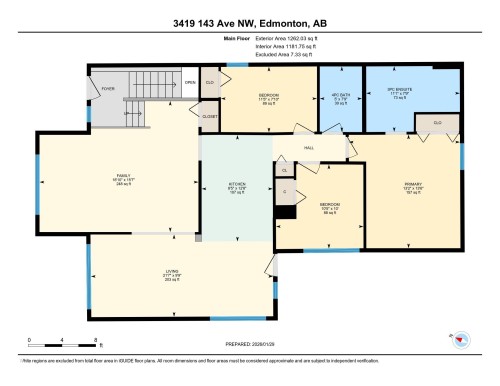 View of home floor plan - 3419 143 Avenue Nw, Edmonton, AB - Other