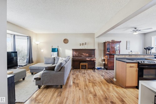 3426 120 Avenue, Edmonton, AB - Indoor Photo Showing Living Room With Fireplace