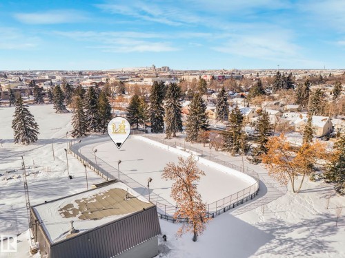 View of snowy aerial view - 13911 117 Avenue, Edmonton, AB - Outdoor With View