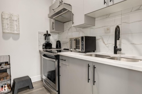 6456 King Wynd, Edmonton, AB - Indoor Photo Showing Kitchen With Double Sink With Upgraded Kitchen