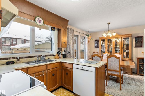 16016 102 Street, Edmonton, AB - Indoor Photo Showing Kitchen With Double Sink