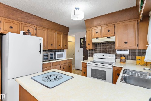 16016 102 Street, Edmonton, AB - Indoor Photo Showing Kitchen With Double Sink