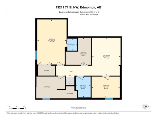 View of home floor plan - 13211 71 Street, Edmonton, AB - Other