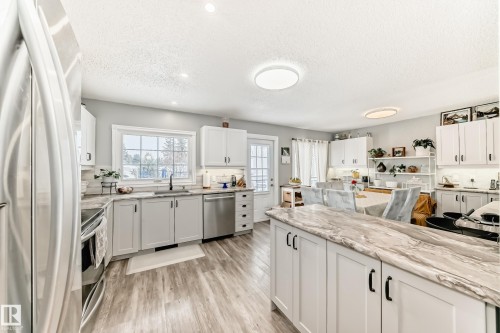 4315 89 Street, Edmonton, AB - Indoor Photo Showing Kitchen With Upgraded Kitchen