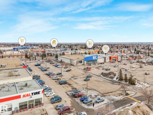 Bird's eye view of a commercial area - 13271 47 Street, Edmonton, AB - Outdoor With View