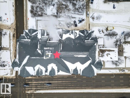 View of snowy aerial view - 105 9707 105 Street, Edmonton, AB - Outdoor