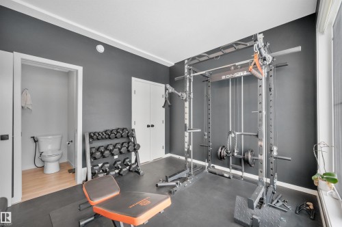 3306 Kulay Way, Edmonton, AB - Indoor Photo Showing Gym Room