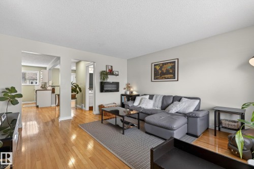 11349 22 Avenue, Edmonton, AB - Indoor Photo Showing Living Room