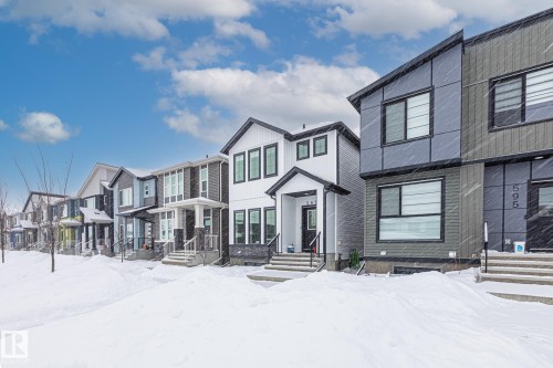 597 Meadowview Drive, Fort Saskatchewan, AB - Outdoor With Facade