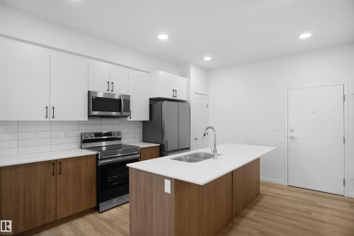201 9211 228 Street, Edmonton, AB - Indoor Photo Showing Kitchen