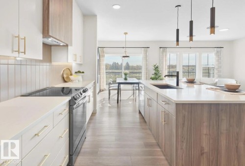 491 Canter Wynd, Sherwood Park, AB - Indoor Photo Showing Kitchen With Upgraded Kitchen